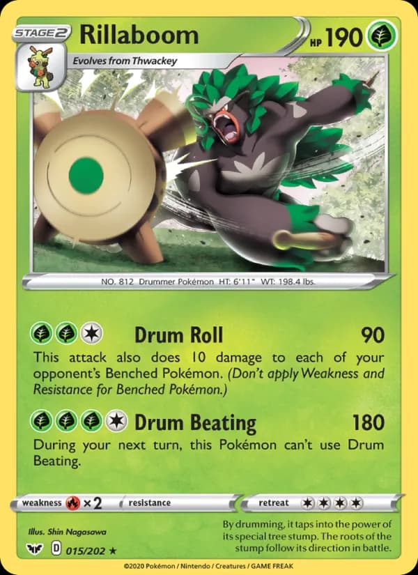 Rillaboom card in English