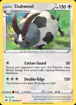 Dubwool card in English