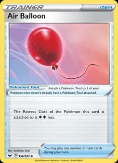 Air Balloon card in English