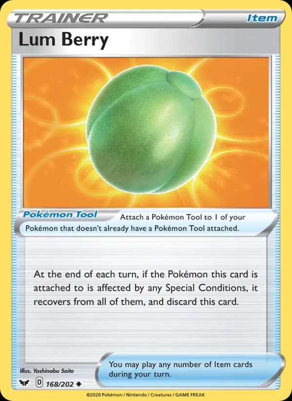 Lum Berry card in English