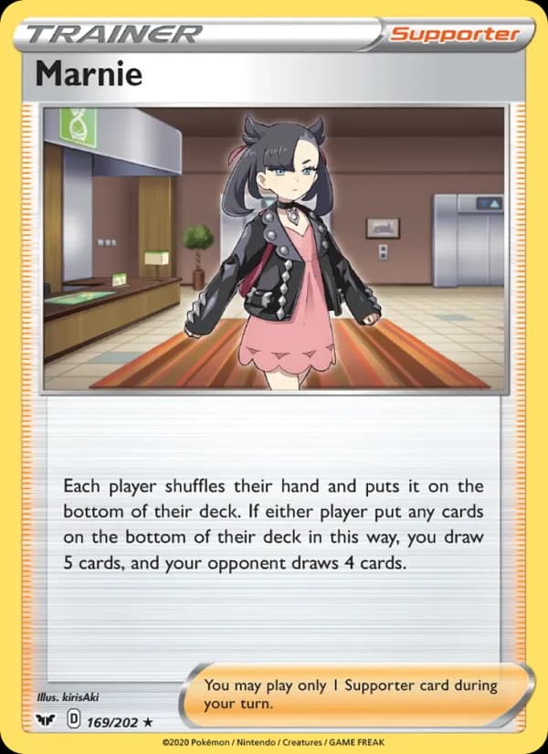 Marnie card in English