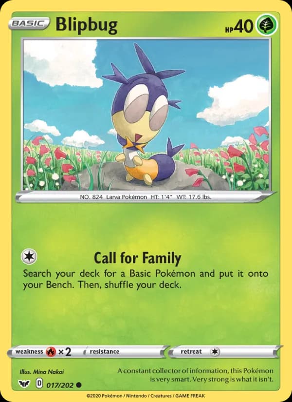 Blipbug card in English