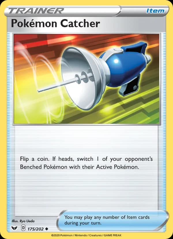 Pokémon Catcher card in English