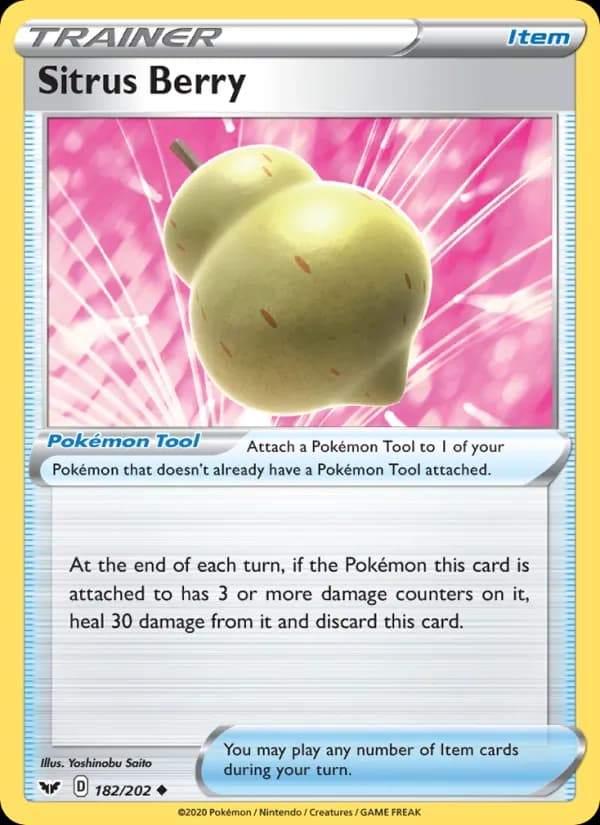 Sitrus Berry card in English