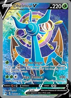 Dhelmise V card in English