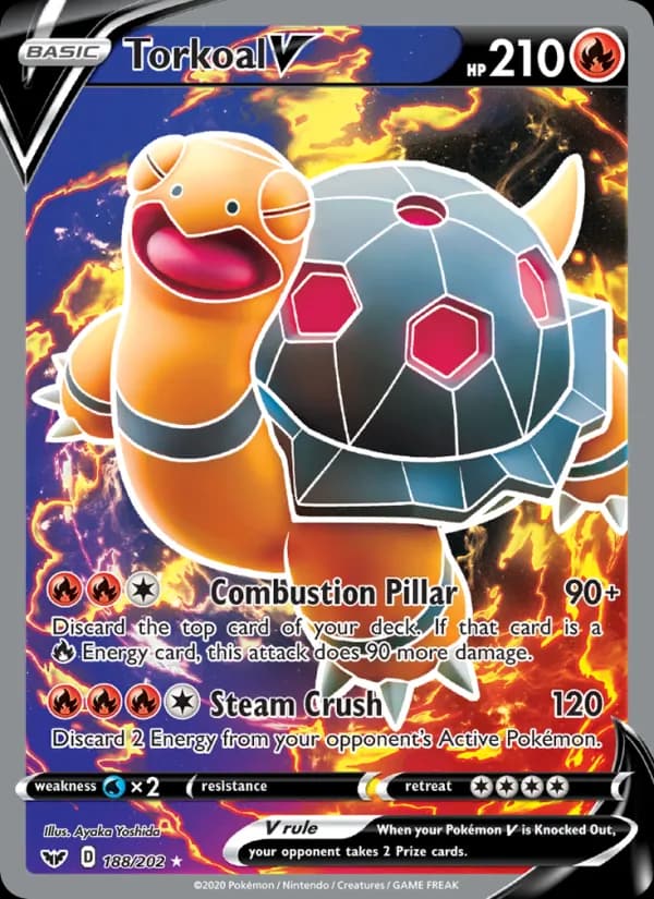 Torkoal V card in English