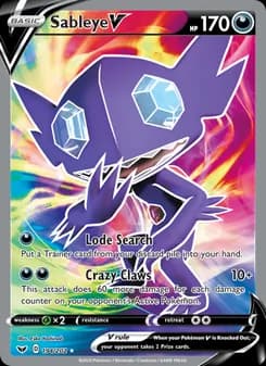 Sableye V card in English