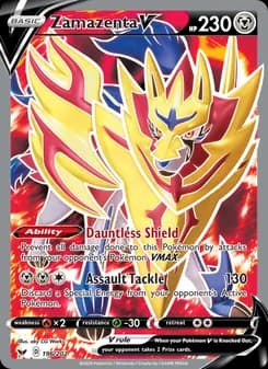 Zamazenta V card in English