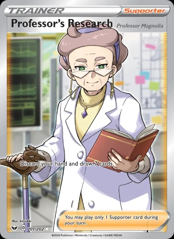 Professor's Research (Professor Magnolia) card in English