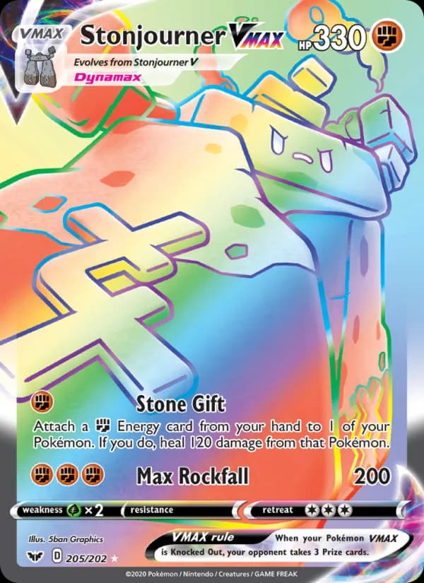 Stonjourner VMAX card in English