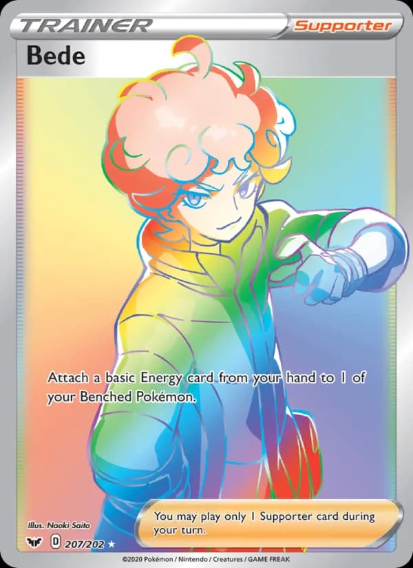 Bede card in English