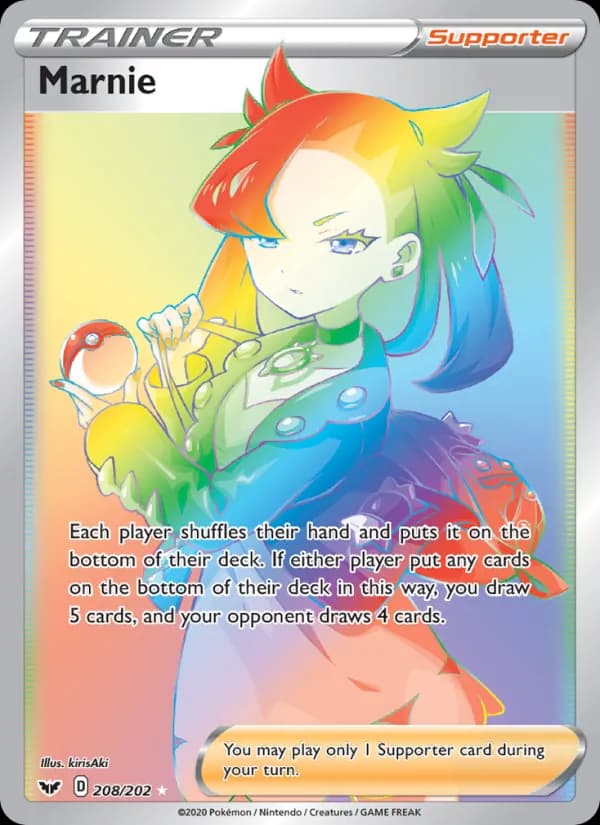 Marnie card in English