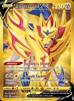 Zamazenta V card in English