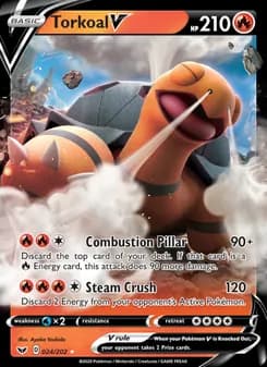 Torkoal V card in English