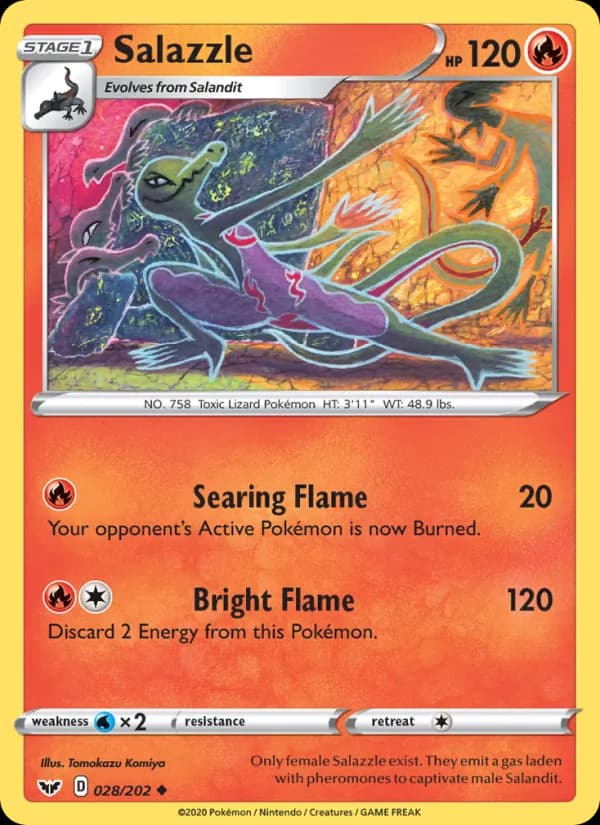 Salazzle card in English