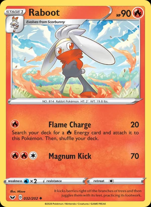 Raboot card in English