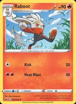 Raboot card in English