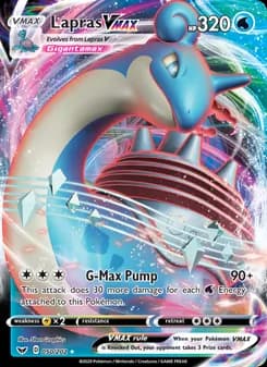 Lapras VMAX card in English