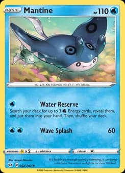 Mantine card in English