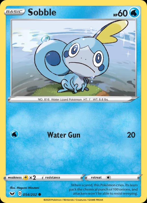 Sobble card in English