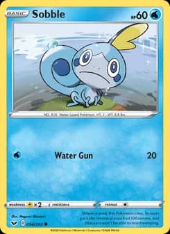 Sobble card in English