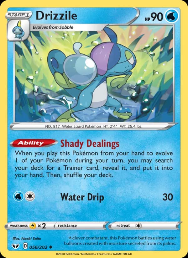 Drizzile card in English