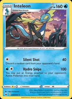Inteleon card in English
