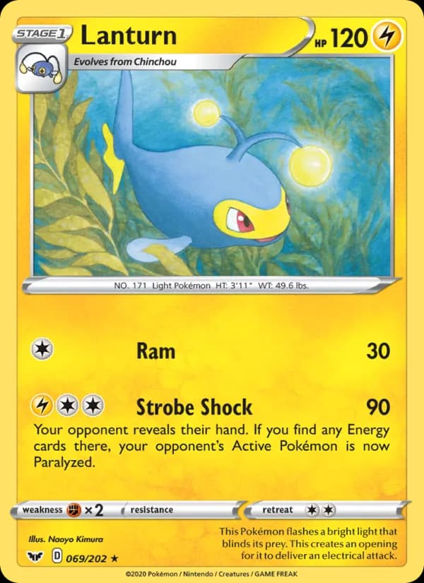 Lanturn card in English