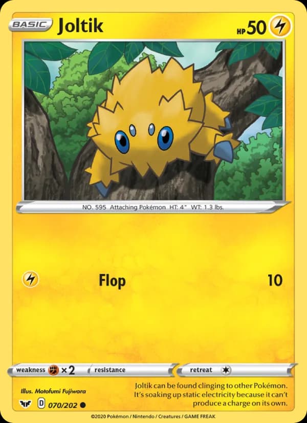 Joltik card in English