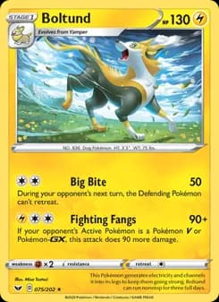 Boltund card in English
