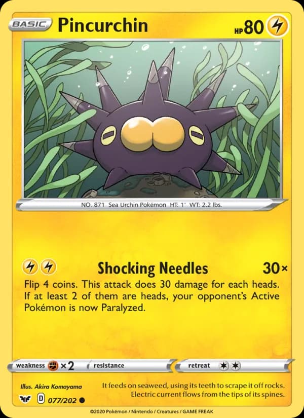 Pincurchin card in English