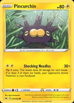 Pincurchin card in English