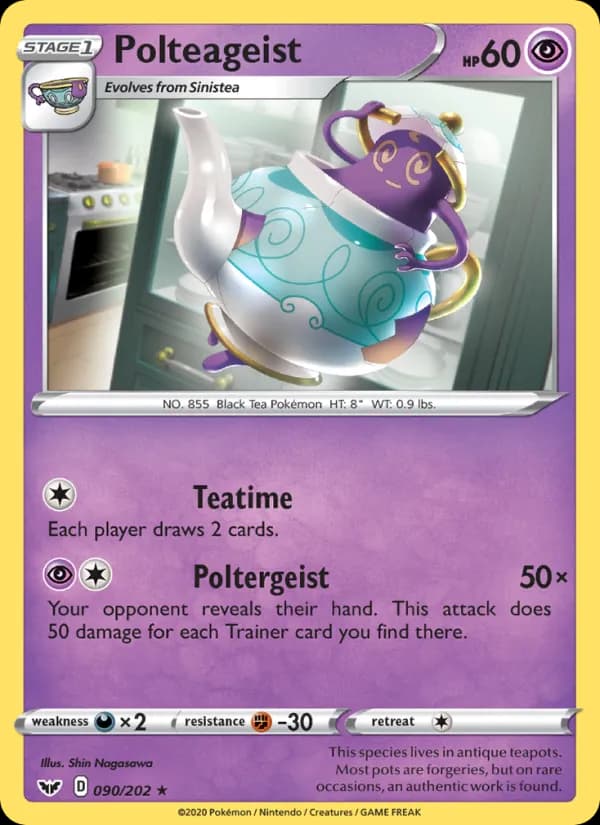 Polteageist card in English