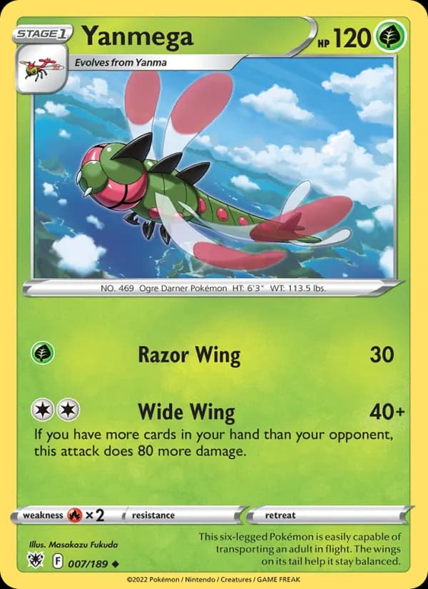 Yanmega card in English