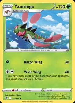 Yanmega card in English