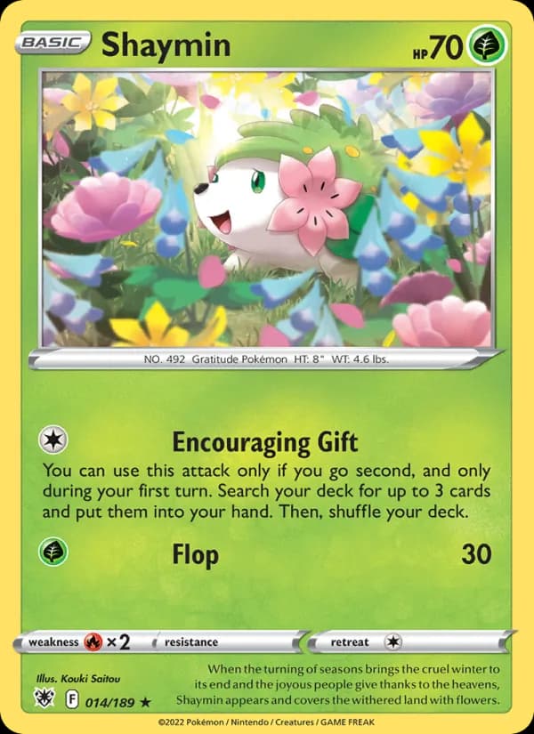 Shaymin card in English