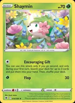 Shaymin card in English