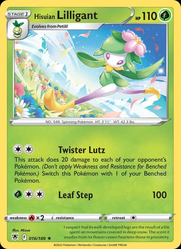 Hisuian Lilligant card in English