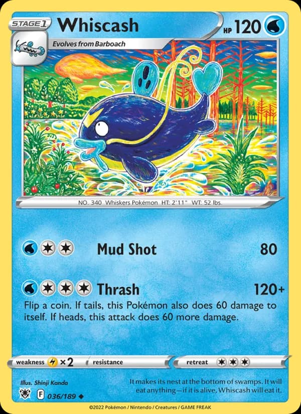 Whiscash card in English