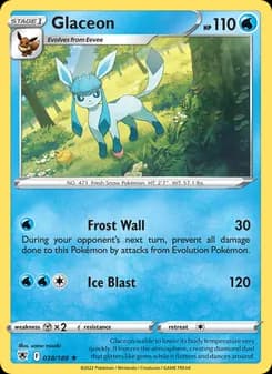 Glaceon card in English