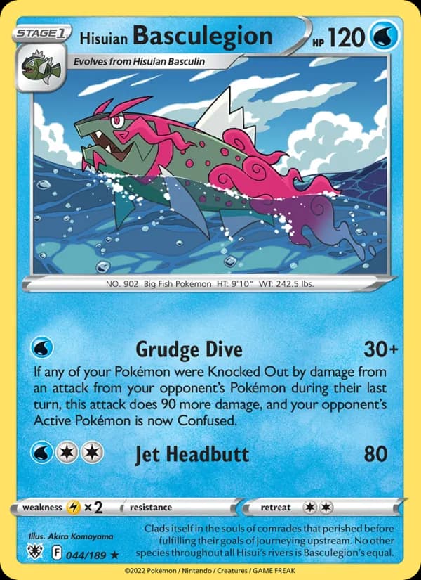 Hisuian Basculegion card in English