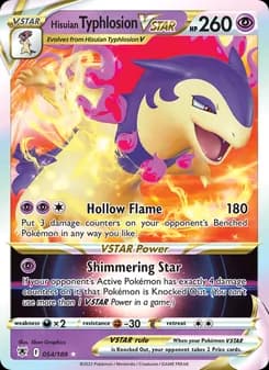 Hisuian Typhlosion VSTAR card in English