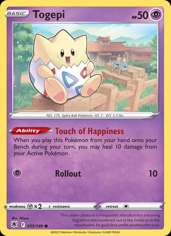 Togepi card in English