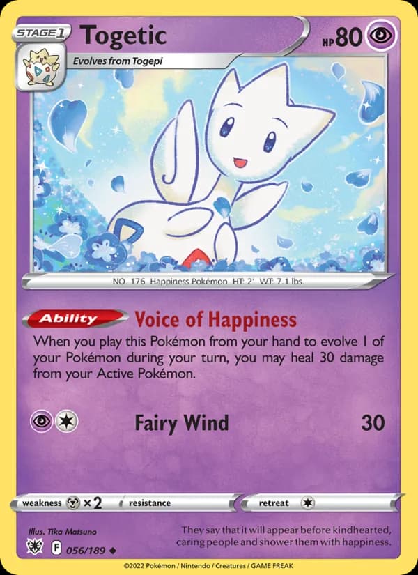 Togetic card in English