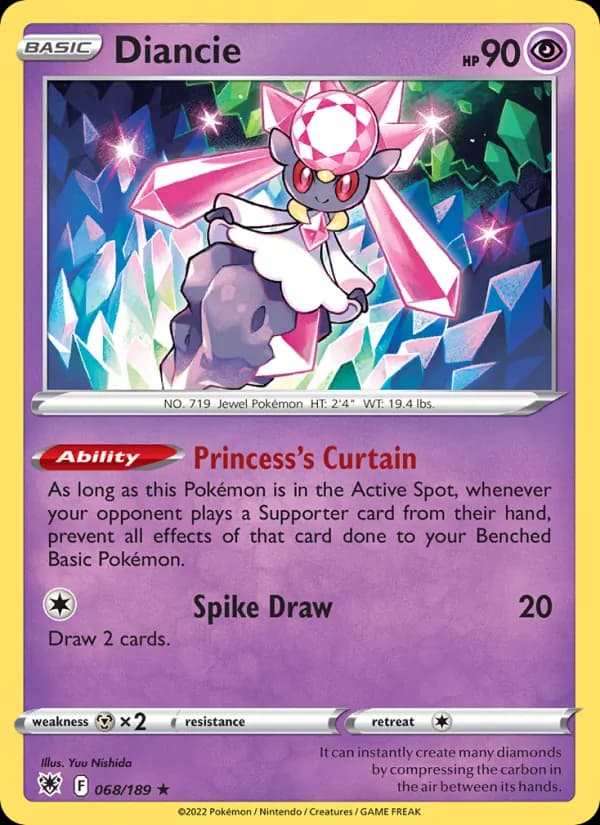 Diancie card in English