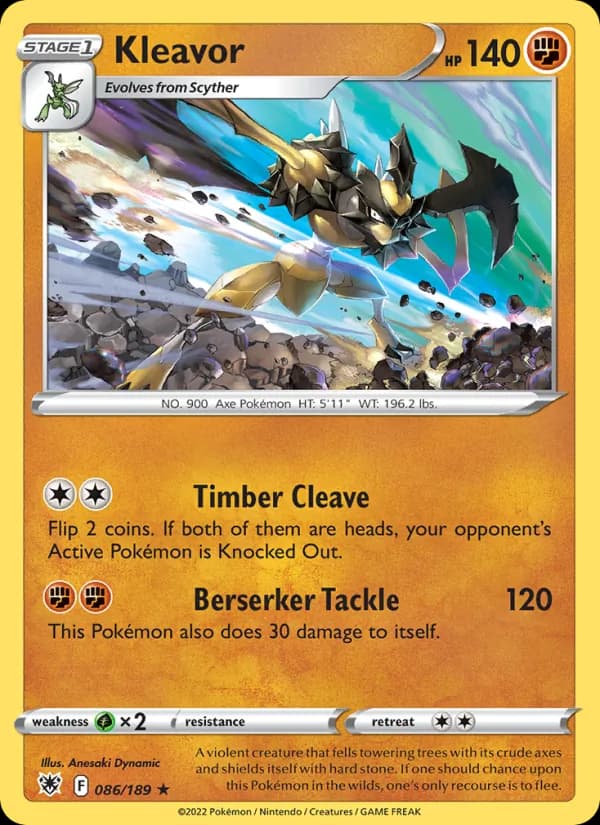 Kleavor card in English