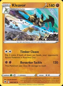 Kleavor card in English