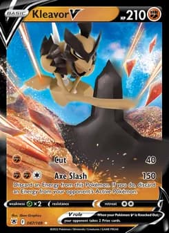 Kleavor V card in English