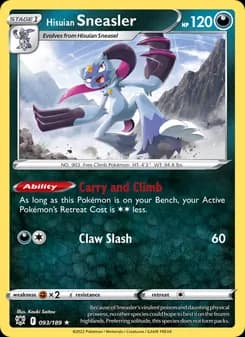 Hisuian Sneasler card in English