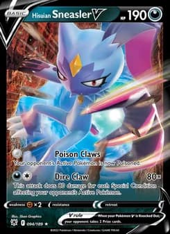 Hisuian Sneasler V card in English